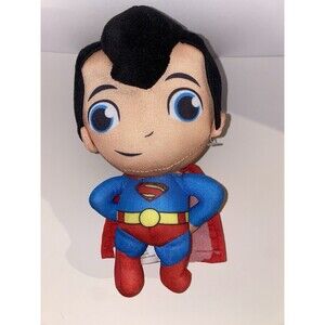 DC Super Friends Superman Plush Stuffed Toy Doll - 8” Kids Figure - Cape Hero